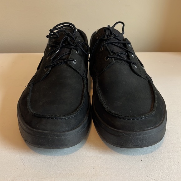 Timberland Men's Black Nubuck 3 Eye Lace Up Boat Shoe Size 10.5 - Picture 3 of 10